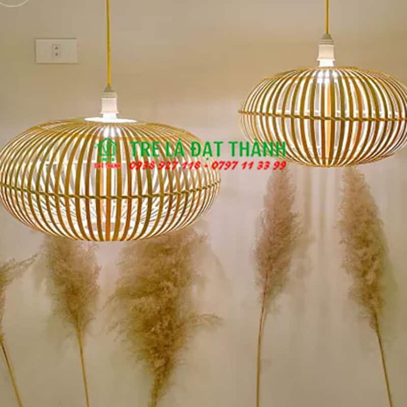 Đèn Cầu Cật Tre Trang Trí - DMT020